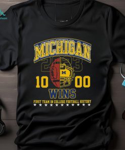 The Michigan Wolverines 1000 Wins First Team In College Football History 2023 Shirt