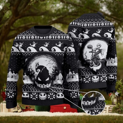 The Nightmare Before Christmas Ugly Christmas Sweater Jack Skellington Ugly Sweater Jack And Sally Christmas