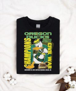 The Oregon Duck Mascot 2023 Civil War Champions Shirt