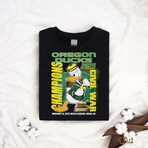 The Oregon Duck Mascot 2023 Civil War Champions Shirt