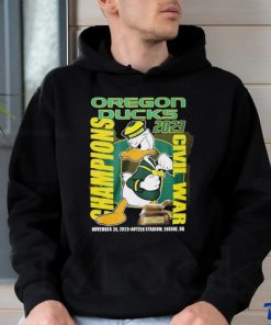 The Oregon Duck Mascot 2023 Civil War Champions Shirt