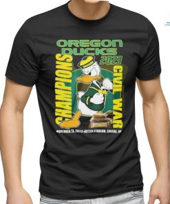 The Oregon Duck Mascot 2023 Civil War Champions Shirt