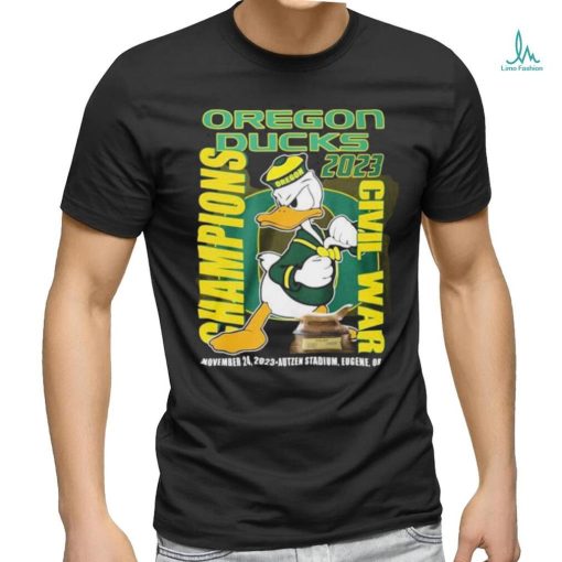 The Oregon Duck Mascot 2023 Civil War Champions Shirt