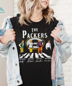 The Packers Abbey Road Aaron Rodgers Brett Favre Bart Starr signatures shirt