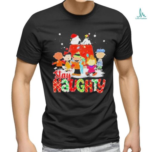 The Peanut Stay Naughty Christmas Shirt