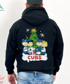 The Peanuts Chicago Cubs Christmas Tree 2023 Shirt