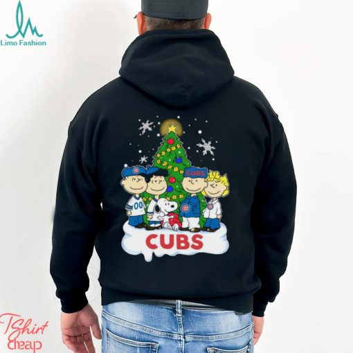 The Peanuts Chicago Cubs Christmas Tree 2023 Shirt