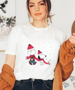 The Peanuts Snoopy Charlie WoodStock Christmas vibe shirt