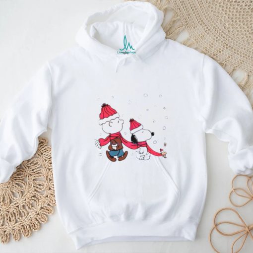 The Peanuts Snoopy Charlie WoodStock Christmas vibe shirt
