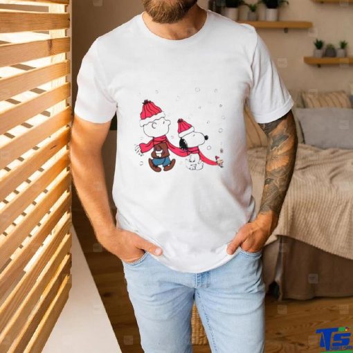 The Peanuts Snoopy Charlie WoodStock Christmas vibe shirt