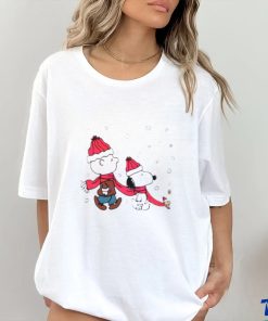 The Peanuts Snoopy Charlie WoodStock Christmas vibe shirt