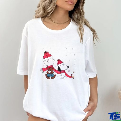 The Peanuts Snoopy Charlie WoodStock Christmas vibe shirt