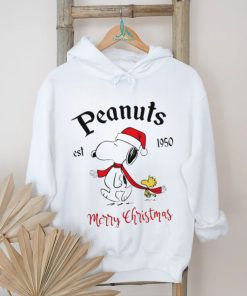 The Peanuts Snoopy est 1950 Merry Christmas shirt