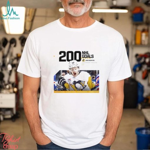 The Pittsburgh Penguins Jake Guentzel 200 NHL Goals Unisex T Shirt