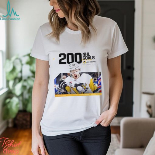 The Pittsburgh Penguins Jake Guentzel 200 NHL Goals Unisex T Shirt