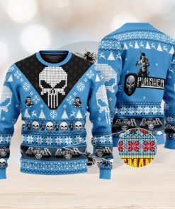 The Punisher Marvel Comics Ugly Christmas 3D Sweater For Men And Women