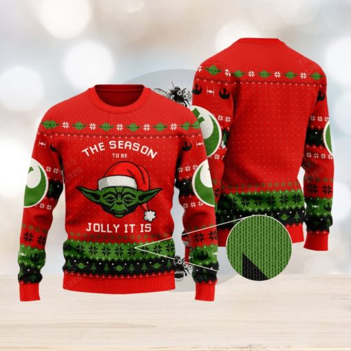 The Season To Be Jolly It Is Ugly Xmas Sweater Gift Holidays