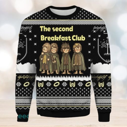 The Second Breakfast Club Meme The Lord Of The Rings Ugly Christmas Sweater