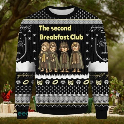 The Second Breakfast Club Meme The Lord Of The Rings Ugly Christmas Sweater