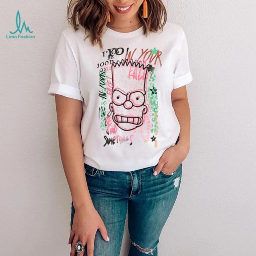 The Simpsons Freeze Max Unisex Polished Punk Bart Pullover Shirt