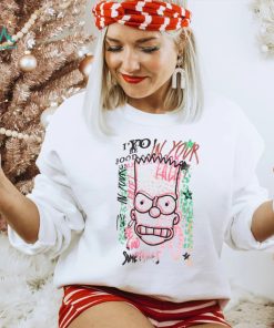 The Simpsons Freeze Max Unisex Polished Punk Bart Pullover Shirt