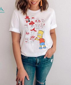 The Simpsons Freeze Max Youth School Doodles T Shirt