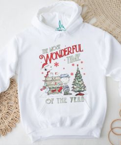 The Snoopy Charlie Brown the most wonderful time of the year winter Christmas shirt, hoodie, sweater, long sleeve and tank top The Snoopy Charlie Brown the most wonderful time of the year winter Christmas shirt