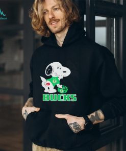 The Snoopy Milwaukee Bucks basketball NBA sexy graphic design shirt
