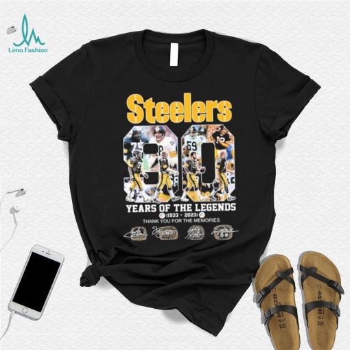 The Steelers Abbey Road 90 Years Of The Legends 1933 2023 Signatures Shirt