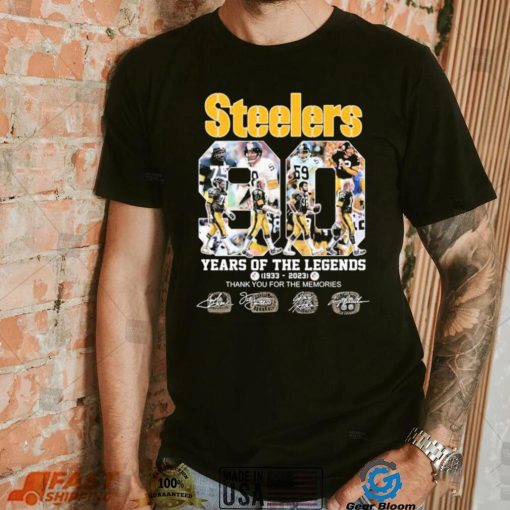 The Steelers Abbey Road 90 Years Of The Legends 1933 2023 Signatures Shirt