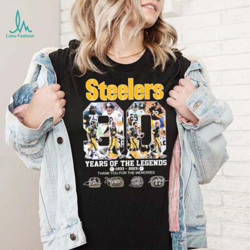 The Steelers Abbey Road 90 Years Of The Legends 1933 2023 Signatures Shirt