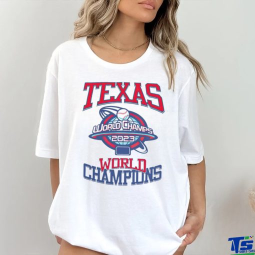 The Texas 2023 Champ Throwbacks World Champs shirt