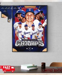 The Texas Rangers Are Going To The MLB 2023 World Series Clinched American League Champions Poster Canvas