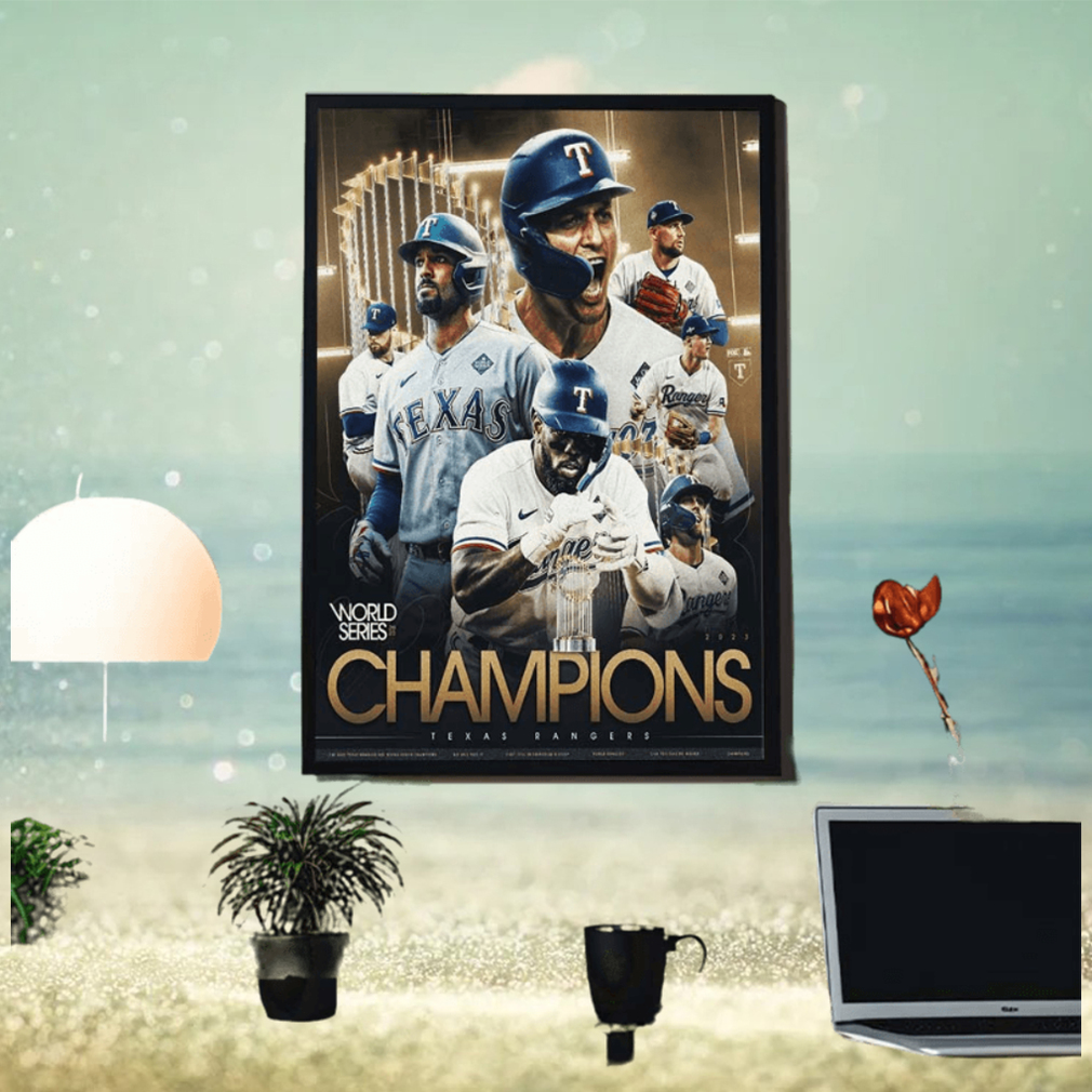 The Texas Rangers Are World Series Champions For The First Time In Franchise History Home Decor Poster Canvas The Texas Rangers Are World Series Champions For The First Time In Franchise History Home Decor Poster Canvas