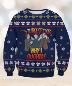 The Three Stooges Ugly Sweater Christmas Gift