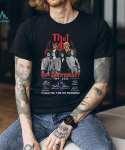 The Who 60th Anniversary 1964 – 2024 Thank You For The Memories T Shirt