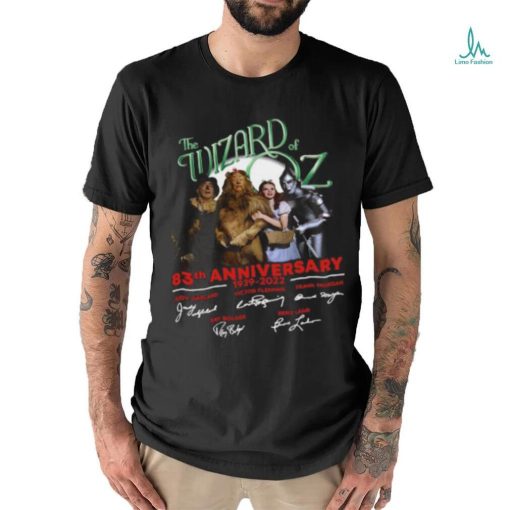 The Wizard Of Oz 83th Anniversary 1939 2022 Signature T Shirt