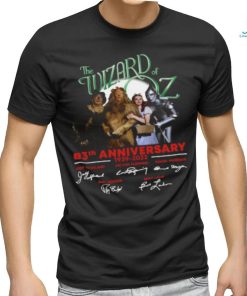 The Wizard Of Oz 83th Anniversary 1939 2022 Signature T Shirt