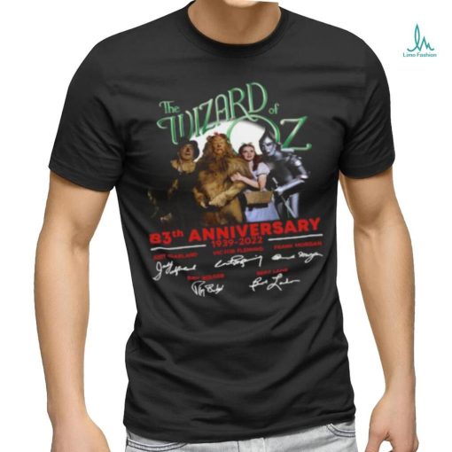 The Wizard Of Oz 83th Anniversary 1939 2022 Signature T Shirt