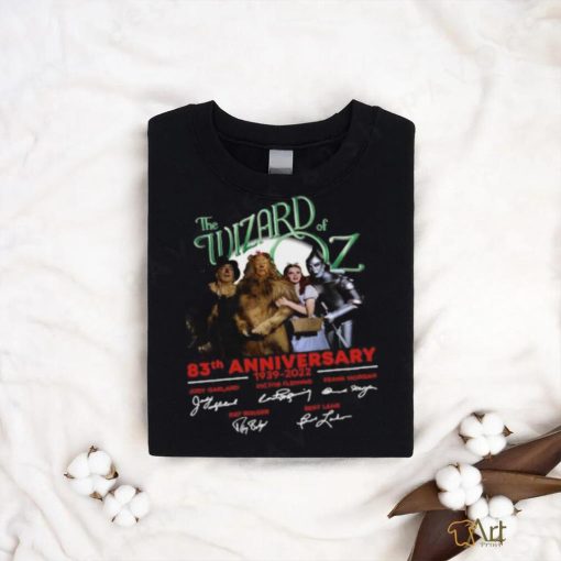 The Wizard Of Oz 83th Anniversary 1939 2022 Signature T Shirt