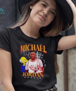 The greatest of all time Michael Jordan and Mr. Burns vintage shirt