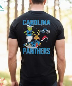 The grinch and dog carolina panthers Christmas 2023 T shirt