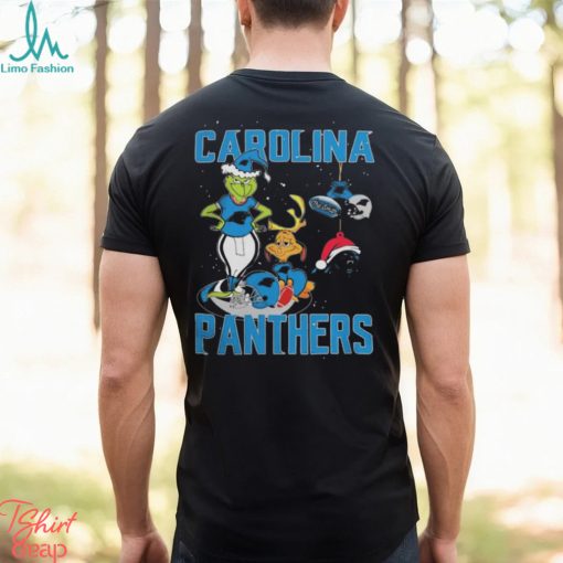 The grinch and dog carolina panthers Christmas 2023 T shirt