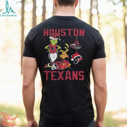 The grinch and dog houston texans Christmas 2023 T shirt