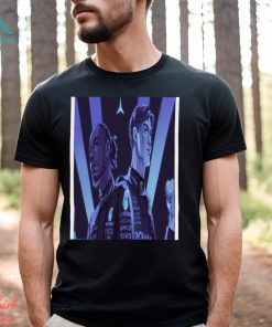 The mercedes amg f1 duo to las vegas gp lewis hamilton and george russell shirt
