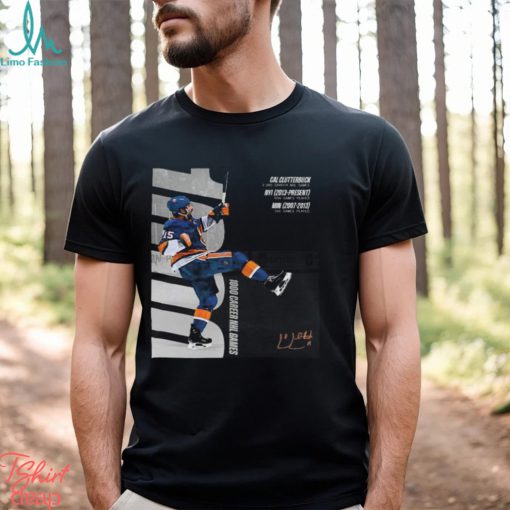 The new york islanders cal clutterbuck 1000 career nhl games shirt