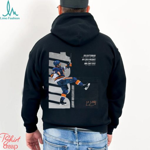 The new york islanders cal clutterbuck 1000 career nhl games shirt