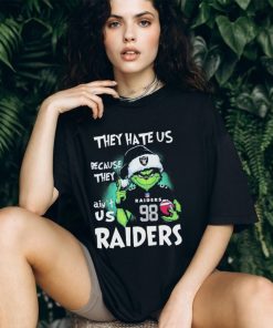 They Hate Us Because Ain’t Us Las Vegas Raiders The Grinch Christmas Shirt