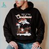 Santa Groot and Baby Yoda hug Buffalo Bills Snow Christmas Tree shirt