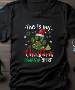 This Is My Christmas Pajama Shirt Cute Dogshoe With Hat Christmas Dog Classic T Shirt